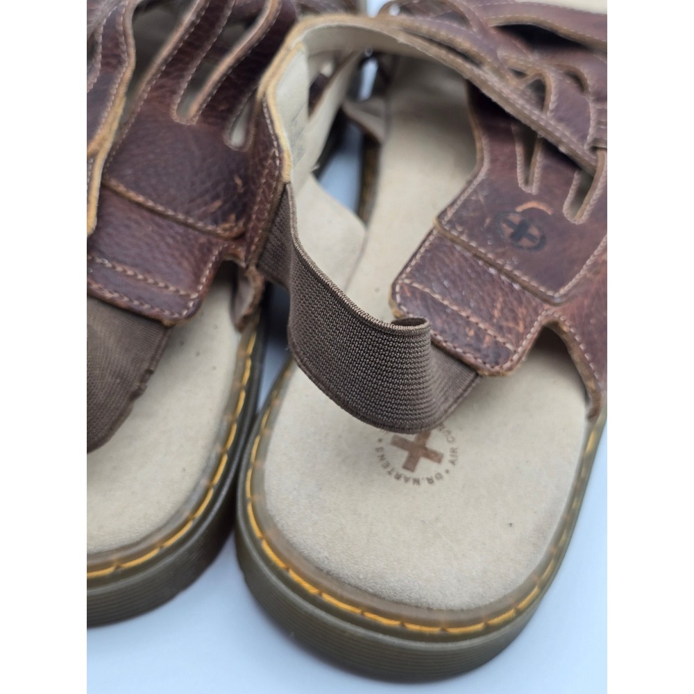 Vintage Y2K Dr. Martens Lula Fisherman Sandals Brown Leather Mens 11 Rare Chunky - Picture 8 of 12